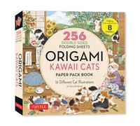 Origami Kawaii Cats Paper Pack Book: 256 Double-Sided Folding Sheets (Includes Instructions for 8 Models)
