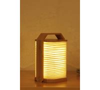 Origami LED Bamboo Wood Smart Desk Lamp Gingko Design Multi One Size