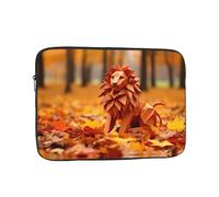 Origami Lion Laptop Sleeve Case 12 Inch Suitable For Notebook Computer Tablet Traveling Carrying Simple Case
