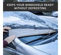 Origami Multicolor Papercraft Cranes Print Windshield Protector For Cars, Waterproof Frost Vehicle Cover 175Ã-108 Cm Includes Straps