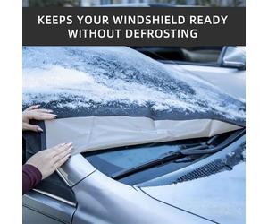 Origami Multicolor Papercraft Cranes Print Windshield Protector For Cars, Waterproof Frost Vehicle Cover 175Ã-108 Cm Includes Straps