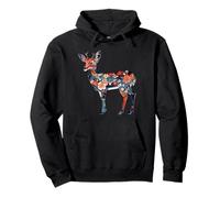 Origami Nara Deer Japanese Cherry Blossoms T Japan Pullover Hoodie