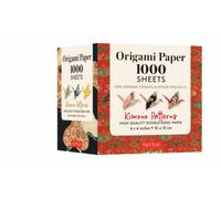 Origami Paper 1,000 sheets Kimono Patterns 4" (10 cm) : Tuttle Origami Paper: Double-Sided Origami Sheets Printed with 12 Different Designs (Instructions Included)