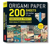 Origami Paper 200 sheets Japanese Hiroshige Prints 6.75 inch: Large Tuttle Origami Paper: High-Quality Double Sided Origami Sheets Printed with 12 ... Prints (Instructions for 6 Projects Included)