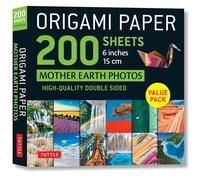 Origami Paper 200 sheets Mother Earth Photos 6" (15 cm): Tuttle Origami Paper: Double Sided Origami Sheets Printed with 12 Different Photographs ... for 6 Projects Included) (Tuttle Specials)