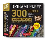 Origami Paper 300 sheets Nature Photo Patterns 4 inch (10 cm): Tuttle Origami Paper: Double-Sided Origami Sheets Printed with 12 Different Designs