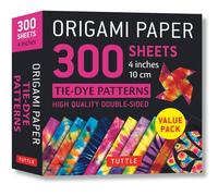 Origami Paper 300 sheets Tie-Dye Patterns 4" (10 cm): Tuttle Origami Paper: Double-Sided Origami Sheets Printed with 12 Different Designs