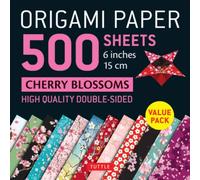 Origami Paper 500 sheets Cherry Blossoms 6 inch (15 cm) : Tuttle Origami Paper: High-Quality Double-Sided Origami Sheets Printed with 12 Different Patterns (Instructions for 6 Projects Included)