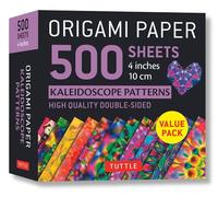 Origami Paper 500 sheets Kaleidoscope Patterns 4 (10 cm): Tuttle Origami Paper: Double-Sided Origami Sheets Printed with 12 Different Colorful Patterns