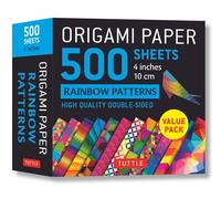 Origami Paper 500 Sheets Rainbow Patterns 4" (10 CM): Tuttle Origami Paper: High-Quality Double-Sided Origami Sheets Printed with 12 Different ... ... Printed with 12 Different Colorful Patterns