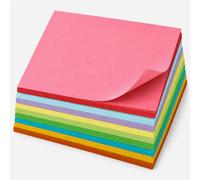 Origami Paper A4 Coloured Paper 100 Sheets, 70GSM Assorted Craft Papers for School Art, Card Making and DIY Projects
