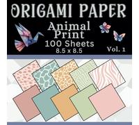 Origami Paper Animal Print: Double sided decorative paper for origami and other paper crafts-Volume 1