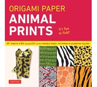 Origami Paper - Animal Prints - 8 1/4" - 49 Sheets : Tuttle Origami Paper: Large Origami Sheets Printed with 6 Different Patterns: Instructions for 6 Projects Included