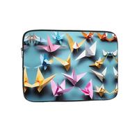 Origami Paper Cranes Print Laptop Case â€“ Slim & Lightweight Computer Sleeve Fits 12 inch 10-17 Inch Laptops, Perfect for Travel