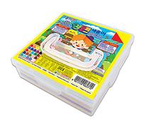 Origami Paper Double Sided Color, Plastic Case - 500 Sheets - 50 Colors - 6 Inch Square Easy Fold Paper for Beginner