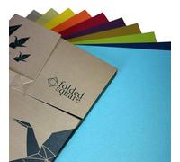 Origami Paper Gift Set | 100 Sheets, 15cm Square | Classic Colour Collection