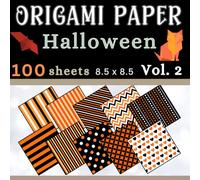 Origami Paper Halloween: A Halloween themed collection of decorative sheets for origami, DIY projects, and paper crafting.