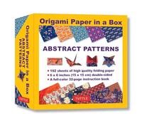 Origami Paper in a Box - Abstract Patterns: 192 Sheets of Tuttle Origami Paper: Origami Paper Printed With 10 Different Patterns: Book of 4 Projects: ... Book of 4 Projects (Tuttle Specials)