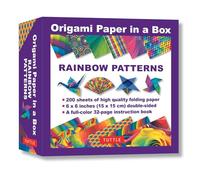 Origami Paper in a Box - Rainbow Patterns
