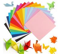 Origami Paper Kit, 200 Sheets / 20 Colors Folding Paper- 7.8x7.8 Inch Square Folding Paper for Crafts, Adults & Children, Birthday Christmas Gift （Excluding Instructions）