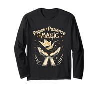 Origami Paper + Patience = Magic Long Sleeve T-Shirt