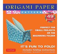 Origami Paper Patterns 6 3/4" 48 Sheets (Origami Paper Packs): Tuttle Origami Paper: Origami Sheets Printed with 8 Different Designs: Instructions for 6 Projects Included