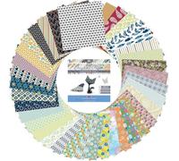 Origami Paper Set - 120 Sheets - Traditional Japanese Origami Folding Papers for Kids and Adults- Includes Floral, Animal Prints, Aztec, Geometric - MozArt Supplies