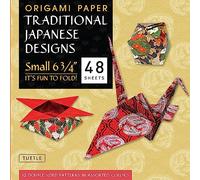 Origami Paper Traditional Japanese Designs Small (Craft): Tuttle Origami Paper: 48 Origami Sheets Printed with 12 Different Patterns: Instructions for 6 Projects Included