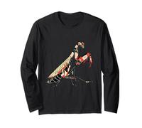 Origami Praying Mantis Japanese Cherry Blossoms T Japan Long Sleeve T-Shirt