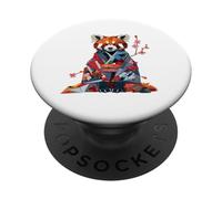 Origami Red Panda Kawaii Kimono Little Pandas Cat Bears PopSockets Adhesive PopGrip