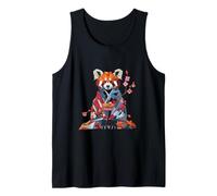 Origami Red Panda Kimono Kawaii Little Pandas Cat Bear Tank Top