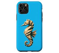 Origami Seahorse Design: Unique, Colorful Sea Life Art Case for iPhone 11 Pro