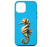 Origami Seahorse Design: Unique, Colorful Sea Life Art Case for iPhone 12 mini