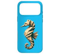 Origami Seahorse Design: Unique, Colorful Sea Life Art Case for iPhone 17 Pro Max