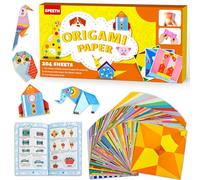 Origami Set for Kids, with Guiding Book, 204 Sheets Paper with 72 Patterns, DIY Art Kit and Craft Projects Activity, Beginners Children's Day Gift Childs Boys Girls