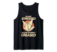 Origami Sharply Creased Tank Top