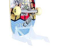 Origami Skateboard Stand Translucent -Skate Board Holder by Skater Trainers - Great Accessories Rack for Kids, Teens, Boys, and Adults- Display for Trick and Street Decks - Better than a Wall Mount