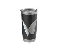 Origami Stylized Butterfly - Abstract Metamorphosis Stainless Steel Insulated Tumbler
