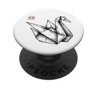 Origami Swan Hope Kanji Stamp PopSockets Adhesive PopGrip