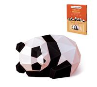 ORIGAMIPLANET 3D Panda Tuan Tuan Origami Paper Craft Kit, Fun DIY Pre-Cut 3D Paper Art Model for Teens & Adults, Easy Handmade Animal Figurine Sculpture Gift Set for Bookshelf Decoration