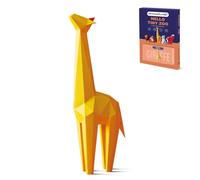 ORIGAMIPLANET Giraffe 3D Origami Paper Craft Kit, Creative Handmade Paper Sculpture Art for Home Decor, Unique Pre-Cut DIY Cute Animal Models Origmai Papercraft Set, Present for Teens & Adults