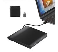 ORIGBELIE External CD/DVD Drive for Laptop, USB 3.0 CD ROM DVD +/-RW Burner