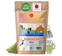 ORIGEENS Organic Japanese Genmaicha Tea powder for Matcha Latte - Organic Genmaicha powder 80g bag
