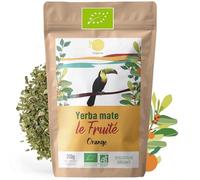 ORIGEENS ORGANIC YERBA MATE with ORANGE 200gr | Yerba Mate Tea unsmoked, Leaf, Without Stems, not powdery | Energy and Detox Drink
