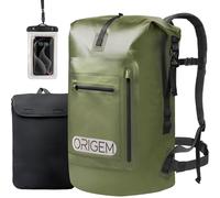 Origem Waterproof Backpack, 35L/55L/85L Dry Bag Rucksack Roll Top with Padded Back Panel and shoulder Straps & Waterproof Phone Bag & Laptop Case, Waterproof Bag for Paddleboarding, Swimming, Kayaking