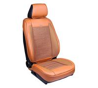 Origen Full Front Seat Cover Model R2 Camel with 6 cm Foam. Compatible with Side Airbag. Made in High Quality Materials. Universal and Ergonomic.