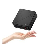 origimagic Ultra-Quiet C4 Mini PC AMD Ryzen 5 3550H, Win11 Pro Preinstalled,16GB RAM 512GB SSD, Support 4K Triple Display, Dual LAN, WiFi 5/BT5.0, Mini Desktop Computer for Home Office Business