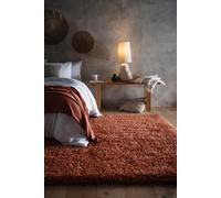 Origin Rug Chicago – Shaggy Rust (Burnt Orange) 110 x 160 cm