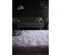 Extravagance Silver Grey Shaggy Rug - 80X150 cm