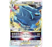 Origin Forme Dialga VSTAR 114/189 Rare VSTAR Pokemon Card (SWSH Astral Radiance) + 1x TitanCards® Toploader